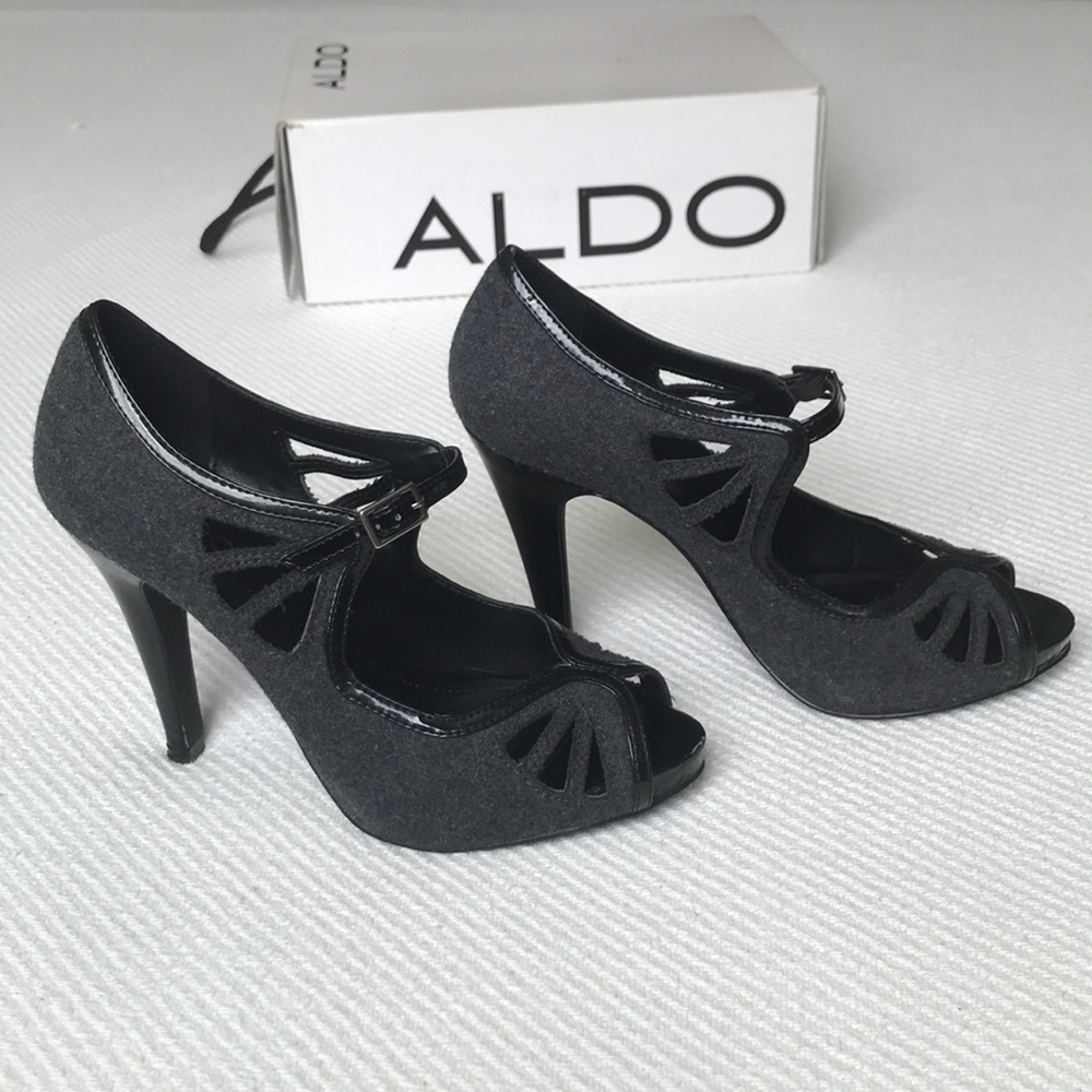ALDO Ebberts peep toe strap pump